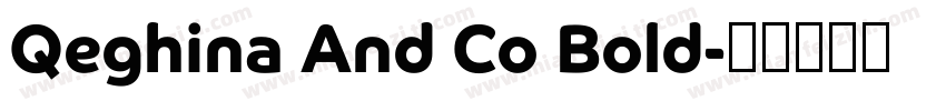Qeghina And Co Bold字体转换